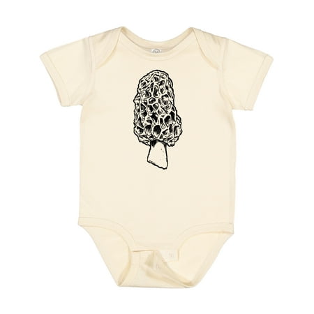 Inktastic Mushroom Hunting Big Morel Gift Baby Boy or Baby Girl Bodysuit