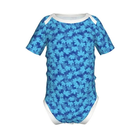 Lukts Blue Maple Leaf Print Baby Short Sleeve Romper Onesie for Newborn Baby Boys and Girls-2 Years
Lukts Blue Maple Leaf Print Baby Short Sleeve Romper Onesie for Newborn Baby Boys and Girls-2 Years