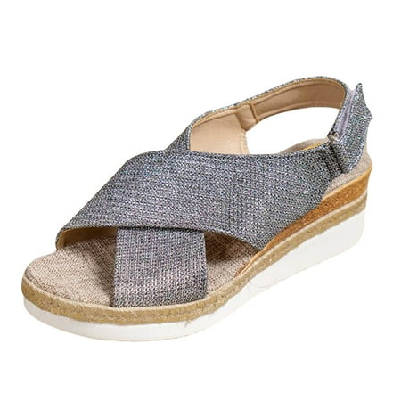Jungdeepe Women s Slope High Heel Casual Sandals And Dressy Sandals Women Wide Width Sandals for Women Size 9 1/2 plus Size Walking Sandals Women Shoes Go Walk Sandals Sandals for Women Strap
Jungdeepe Women s Slope High Heel Casual Sandals And Dressy Sandals Women Wide Width Sandals for Women Size 9 1/2 plus Size Walking Sandals Women Shoes Go Walk Sandals Sandals for Women Strap