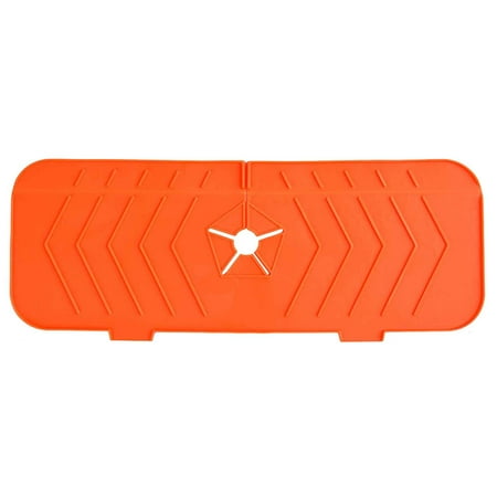 Kitchen Faucet Sink Guard Silicone Faucet Water Catcher Mat Sink Draining Pad Behind Faucet Rubber Drying Mat for Kitchen & Bathroom Countertop.14.56*5.5In
Kitchen Faucet Sink Guard Silicone Faucet Water Catcher Mat Sink Draining Pad Behind Faucet Rubber Drying Mat for Kitchen & Bathroom Countertop.14.56*5.5In