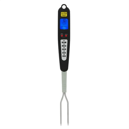 Digital Meat BBQ Thermometer Cooking Fork Instant Read Dual Probe LED Display
Digital Meat BBQ Thermometer Cooking Fork Instant Read Dual Probe LED Display