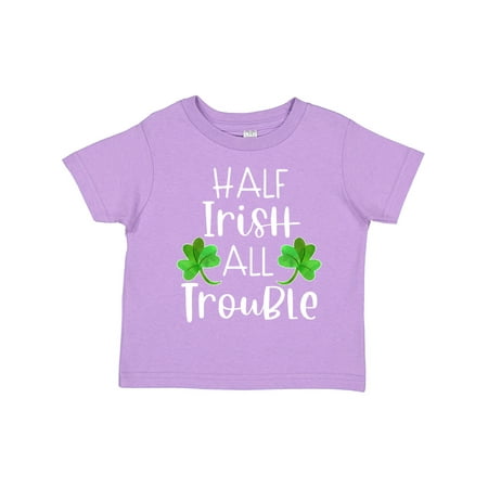 Inktastic Half Irish All Trouble with Green Clovers Gift Toddler Boy or Toddler Girl T-Shirt
Inktastic Half Irish All Trouble with Green Clovers Gift Toddler Boy or Toddler Girl T-Shirt