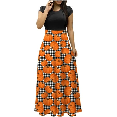 Boho Heart Witch Skeleton Pumpkin Print Long Dress For Womens Maternity Fall Dresses for Women
Boho Heart Witch Skeleton Pumpkin Print Long Dress For Womens Maternity Fall Dresses for Women