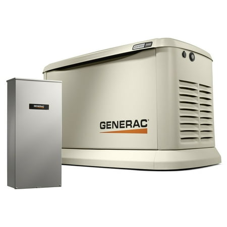 Generac G007291 Guardian 26kW Air-Cooled Standby Generator with Whole House Switch Wi-Fi Enabled
Generac G007291 Guardian 26kW Air-Cooled Standby Generator with Whole House Switch Wi-Fi Enabled