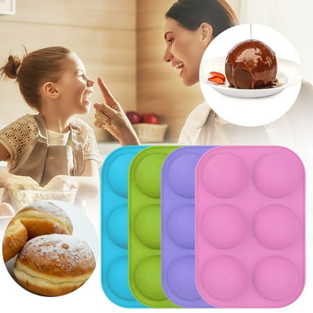 MIARHB Medium Semi Sphere Silicone Mold Mold for Making Chocolate Multicolour 4pcs
MIARHB Medium Semi Sphere Silicone Mold Mold for Making Chocolate Multicolour 4pcs