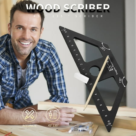 〖TOTO〗Woodworking Tools Multifunctional Scriber Woodworking 45 Ruler Woodwork 135 Marking Tools Home Improvement
〖TOTO〗Woodworking Tools Multifunctional Scriber Woodworking 45 Ruler Woodwork 135 Marking Tools Home Improvement