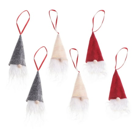HOMEMAXS 6 Pcs Christmas Wine Bottle Faceless Doll Wine Bottle Hanging Christmas Hanging Pendant Xmas Party Hanging Ornament Home Party De