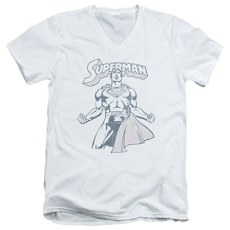 Superman - Get Some - Slim Fit V Neck Shirt - Small
