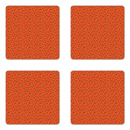 Floral Coaster Set of 4 Warm Tones Poppy Flowers Illustration Square Hardboard Gloss Coasters Standard Size Burnt Sienna Eggplant by Ambesonne
Floral Coaster Set of 4 Warm Tones Poppy Flowers Illustration Square Hardboard Gloss Coasters Standard Size Burnt Sienna Eggplant by Ambesonne