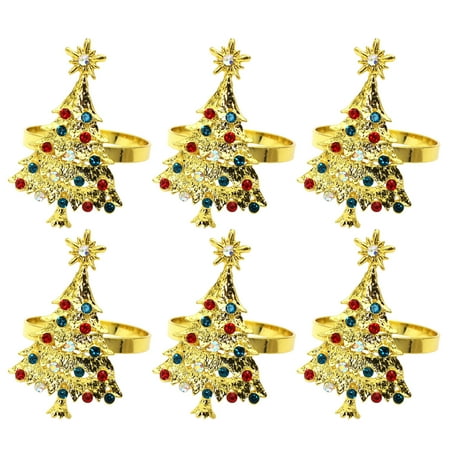 Kafei Christmas Tree Napkin Rings | 6 Pieces Christmas Style Napkin Ring | Metal Elegant Napkin Rings Napkin Holder for Christmas Holiday Winter Wedding Use Gold Silver
Kafei Christmas Tree Napkin Rings | 6 Pieces Christmas Style Napkin Ring | Metal Elegant Napkin Rings Napkin Holder for Christmas Holiday Winter Wedding Use Gold Silver
