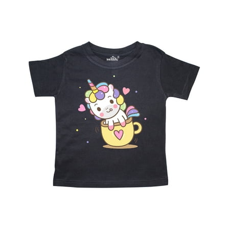 Inktastic Teacup Unicorn Gift Toddler Boy or Toddler Girl T-Shirt
