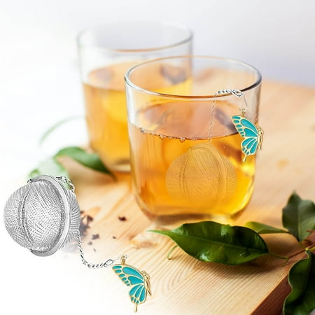 NGTEVOOS Clearance Tea Infuser Stainless Steel Ball Mesh Tea Strainer Pendant Tea Ball Tea Filter with Extended Chain Hook for Brew Fine Loose Tea and Spices & Seasonings
NGTEVOOS Clearance Tea Infuser Stainless Steel Ball Mesh Tea Strainer Pendant Tea Ball Tea Filter with Extended Chain Hook for Brew Fine Loose Tea and Spices & Seasonings