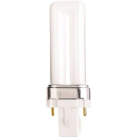Satco Products S8300 Satco Hygrade Single Tube Compact Fluorescent Lamp T4 5 Watts 2700K 82 Cri G23 Base
Satco Products S8300 Satco Hygrade Single Tube Compact Fluorescent Lamp T4 5 Watts 2700K 82 Cri G23 Base