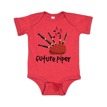 Inktastic Bagpiper Kids Future Piper Gift Baby Boy or Baby Girl Bodysuit