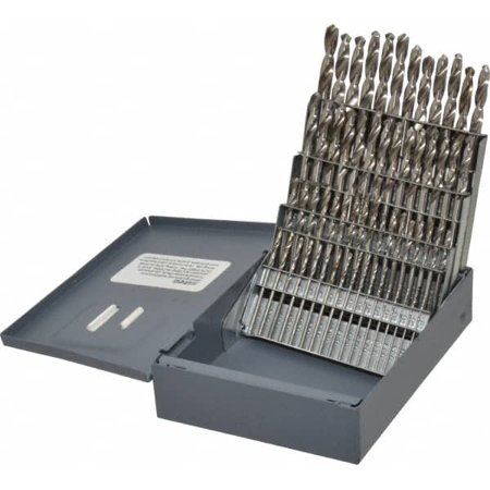 Hertel 118° Point Bright Finish High Speed Steel Screw Machine Length Drill Bit Set
Hertel 118° Point Bright Finish High Speed Steel Screw Machine Length Drill Bit Set