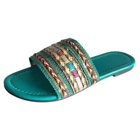 Xboschi Women s Sandals Comfortable Sandals For Women Ladies Summer Flat Sandal Mop Ethnic Bohemian Casual One Word Large Size Slippers Sandals
Xboschi Women s Sandals Comfortable Sandals For Women Ladies Summer Flat Sandal Mop Ethnic Bohemian Casual One Word Large Size Slippers Sandals