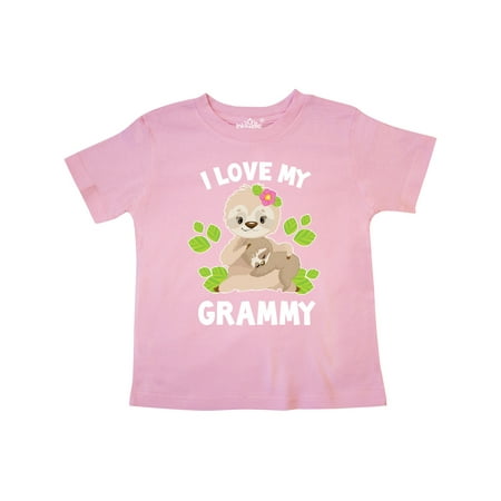 Inktastic Cute Sloth I Love My Grammy with Green Leaves Gift Toddler Boy or Toddler Girl T-Shirt 
Inktastic Cute Sloth I Love My Grammy with Green Leaves Gift Toddler Boy or Toddler Girl T-Shirt