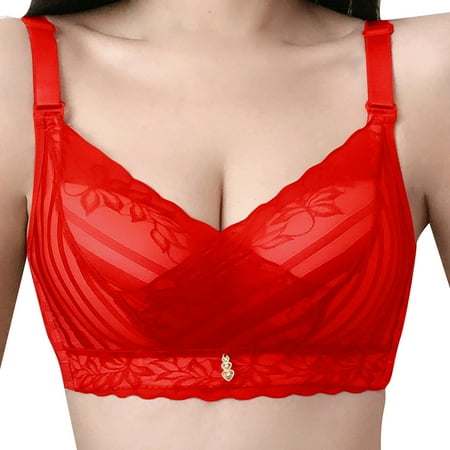 LEEy-world Lingerie for Women Underwear for Women Push Up Adjustable Bra Tube Top Sagging Plus Size No Wire Underwear Red
LEEy-world Lingerie for Women Underwear for Women Push Up Adjustable Bra Tube Top Sagging Plus Size No Wire Underwear Red