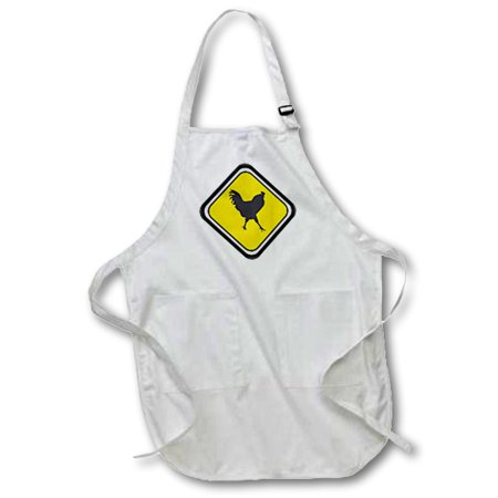 3dRose Caution Chicken Crossing - Full Length Apron 24 by 30-inch White With Pockets
3dRose Caution Chicken Crossing - Full Length Apron 24 by 30-inch White With Pockets