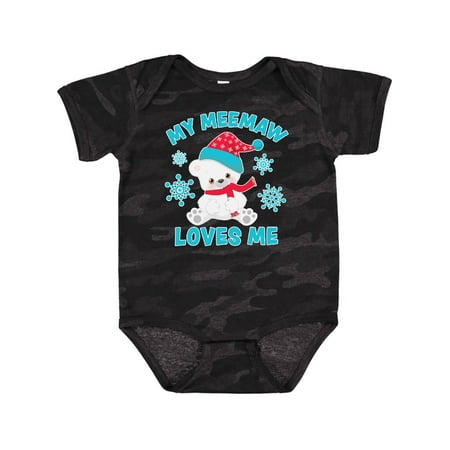 Inktastic Polar Bear My Meemaw Loves Me in Santa Hat with Snowflakes Gift Baby Boy or Baby Girl Bodysuit
Inktastic Polar Bear My Meemaw Loves Me in Santa Hat with Snowflakes Gift Baby Boy or Baby Girl Bodysuit