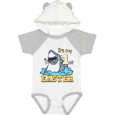 Inktastic It s My 1st Easter Shark Eating Candy Gift Baby Boy or Baby Girl Bodysuit
Inktastic It s My 1st Easter Shark Eating Candy Gift Baby Boy or Baby Girl Bodysuit