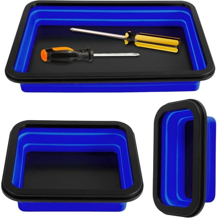FENG3PCS Collapsible Magnetic Parts Tray 3 Sizes Silicone Magnetic Tool Tray Insulating Silicone Tool Tray Set Magnetic Base Screw Tray Bowls for Bolts Nuts Washers Pins Screw Parts-240810
FENG3PCS Collapsible Magnetic Parts Tray 3 Sizes Silicone Magnetic Tool Tray Insulating Silicone Tool Tray Set Magnetic Base Screw Tray Bowls for Bolts Nuts Washers Pins Screw Parts-240810