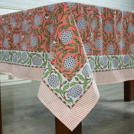 Fabricrush Dark Salmon Block Print Cotton Cloth Tablecloth Farmhouse Wedding Holiday Gifts
Fabricrush Dark Salmon Block Print Cotton Cloth Tablecloth Farmhouse Wedding Holiday Gifts