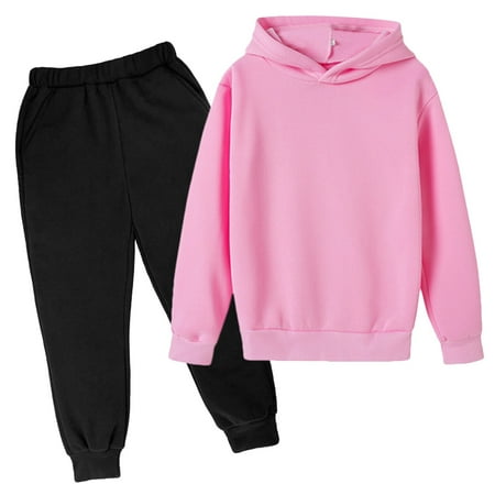 Outfits for Teenage Girls Casual Solid Color Long Sleeve Hoodie Sweatshirt Sweatpants 2Pc Kids Suits for Girls
Outfits for Teenage Girls Casual Solid Color Long Sleeve Hoodie Sweatshirt Sweatpants 2Pc Kids Suits for Girls