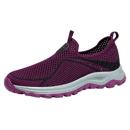 Sneakers for Women Ladies Sneakers Breathable Casual Sneakers Lightweight Sports Women Shoes Women casual shoes Mesh Purple