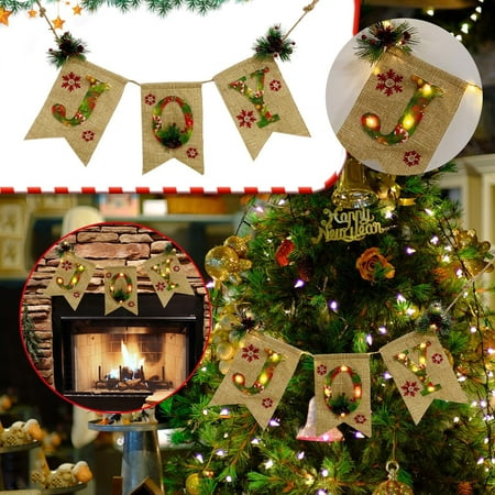 Christmas Glowing Pull Flag Decoration Burlap Banner Party Decorations House Hanging Flag Pendant
Christmas Glowing Pull Flag Decoration Burlap Banner Party Decorations House Hanging Flag Pendant