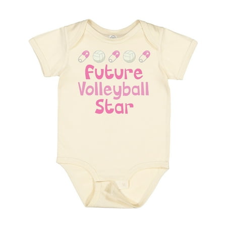 Inktastic Future Volleyball Star Girls Gift Baby Girl Bodysuit