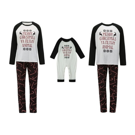 Matching Family Christmas Pajamas Set Letter Printing Pullover Pants Pjs for Adult Kid Baby Homewear Sets
Matching Family Christmas Pajamas Set Letter Printing Pullover Pants Pjs for Adult Kid Baby Homewear Sets