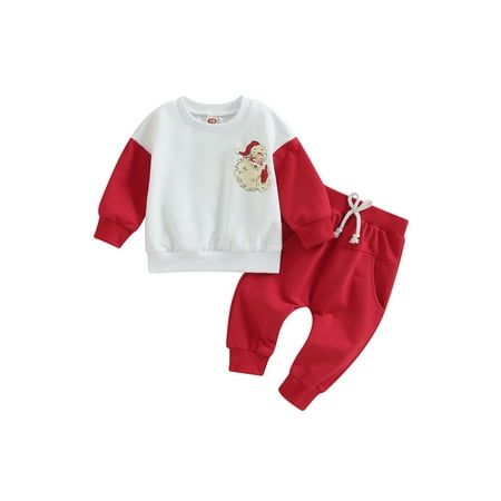 Bagilaanoe 2Pcs Toddler Baby Girl Boy Christmas Outfits Cartoon Print Long Sleeve Pullover Tops + Trousers 6M 12M 18M 24M 3T Kids Fall Long Pants Set
Bagilaanoe 2Pcs Toddler Baby Girl Boy Christmas Outfits Cartoon Print Long Sleeve Pullover Tops + Trousers 6M 12M 18M 24M 3T Kids Fall Long Pants Set