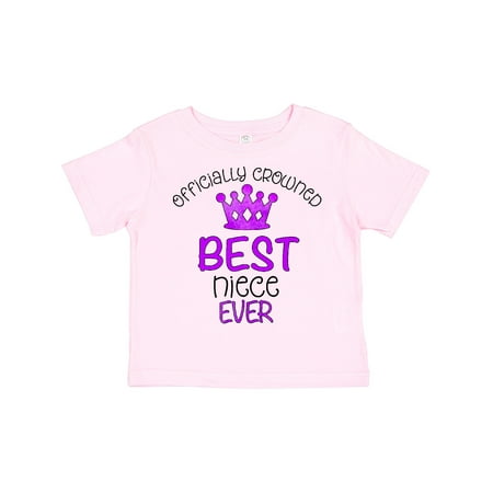 Inktastic Officially Crowned Best Niece Ever Purple Crown Gift Toddler Toddler Girl T-Shirt
Inktastic Officially Crowned Best Niece Ever Purple Crown Gift Toddler Toddler Girl T-Shirt