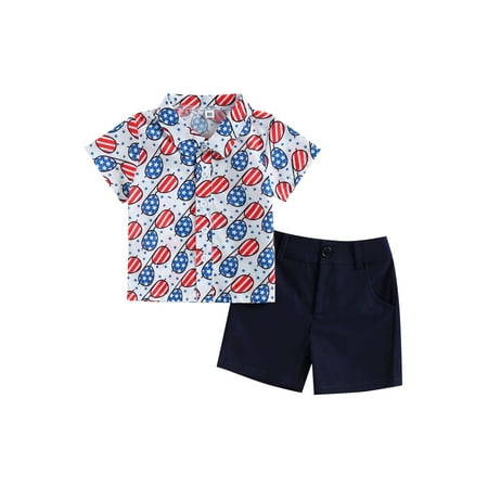 Bmnmsl Independence Day Boys Summer Clothes Short Sleeve Turn-Down Collar Tops Shorts Sets
Bmnmsl Independence Day Boys Summer Clothes Short Sleeve Turn-Down Collar Tops Shorts Sets