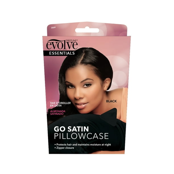 Evolve Go Satin Black Pillowcase