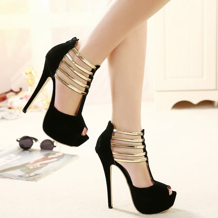Women‘s Stiletto High Heels Sexy Ankle T-strap Platform Peep Toe Pumps Sexy Party & Dress Heels
Women‘s Stiletto High Heels Sexy Ankle T-strap Platform Peep Toe Pumps Sexy Party & Dress Heels
