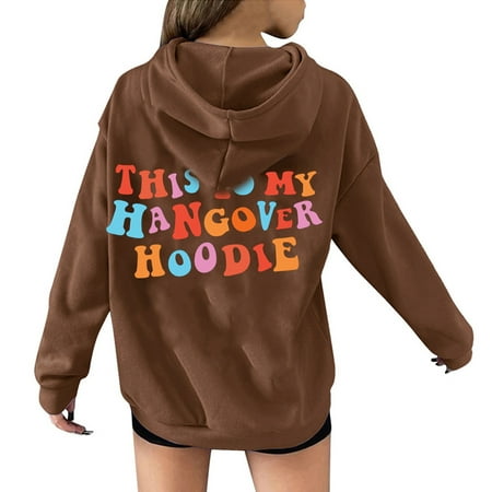 Bospose Winter Sweatshirt Long Sleeve Shirt Women V-Neck Shirt For Women Corset Top Brown Top Workout Top Crop Top Women Fall Colorful Letter Color Block Print Long Hood Tops Pullover Blouse This Is M
Bospose Winter Sweatshirt Long Sleeve Shirt Women V-Neck Shirt For Women Corset Top Brown Top Workout Top Crop Top Women Fall Colorful Letter Color Block Print Long Hood Tops Pullover Blouse This Is M