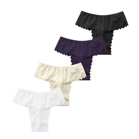 Dadaria Underwear Women Sexy 4PC Women Lace Flowers Low Waist Underwear Panties Lingerie Thongs Multicolor XXL Women
Dadaria Underwear Women Sexy 4PC Women Lace Flowers Low Waist Underwear Panties Lingerie Thongs Multicolor XXL Women