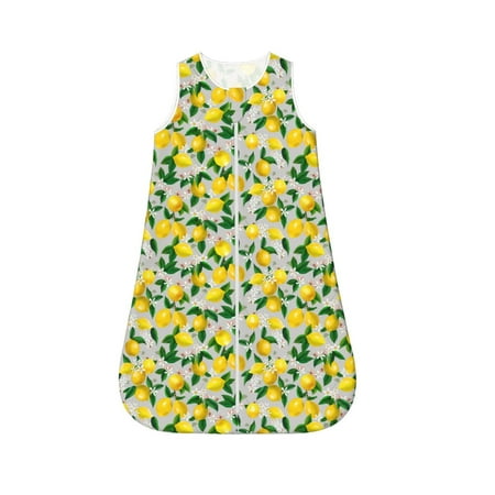 Fotbe Lemon1 Pattern Sleep Sack - Baby Wearable Blanket with Zipper Extra Soft Cotton Sleeveless Sleeping Bag for Infants-Small
Fotbe Lemon1 Pattern Sleep Sack - Baby Wearable Blanket with Zipper Extra Soft Cotton Sleeveless Sleeping Bag for Infants-Small