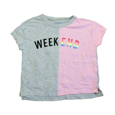 Pre-owned Rockets Of Awesome Girls Grey | Pink | Weekend T-Shirt size: 4T