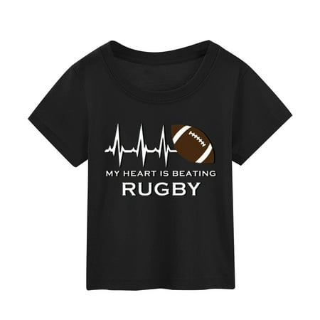 MQLKF American Football Fans Sports Gift Summer Kids Character Football Letter Printing Short Sleeve Cotton Out Wear T Shirt Soft Casual Beautiful Girls Tee
MQLKF American Football Fans Sports Gift Summer Kids Character Football Letter Printing Short Sleeve Cotton Out Wear T Shirt Soft Casual Beautiful Girls Tee