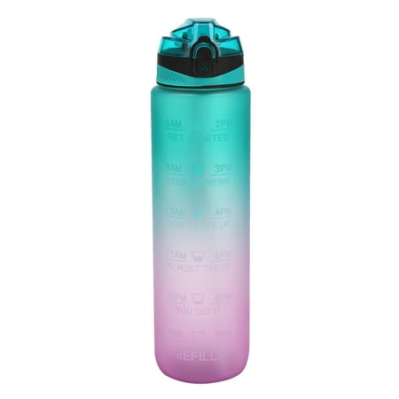 1000ML Tritan Fitness Sports Water Bottle with Time Marker&Straw Large Wide Mouth Leakproof Durable BPA Free Non-Toxic C
1000ML Tritan Fitness Sports Water Bottle with Time Marker&Straw Large Wide Mouth Leakproof Durable BPA Free Non-Toxic C