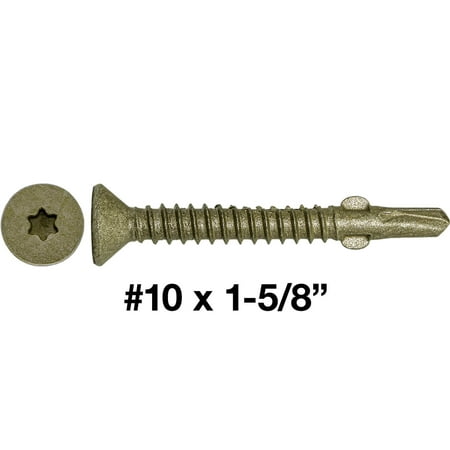 Jake Sales Brand #10 x 1-5/8” Reamer Tek Wood to Metal - Bronze Exterior ~545 Screws - ACQ Compatible - 5 Pounds
Jake Sales Brand #10 x 1-5/8” Reamer Tek Wood to Metal - Bronze Exterior ~545 Screws - ACQ Compatible - 5 Pounds