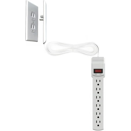 Sleek Socket Ultra-Thin Outlet Concealer with Cord Concealer Kit 3 Outlet Power Strip 8-Foot Cord Universal Size (Ideal for Livingrooms & Bedrooms)
Sleek Socket Ultra-Thin Outlet Concealer with Cord Concealer Kit 3 Outlet Power Strip 8-Foot Cord Universal Size (Ideal for Livingrooms & Bedrooms)