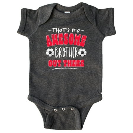 Inktastic That s My Awesome Brother Out There with Soccer Balls Gift Baby Boy or Baby Girl Bodysuit
Inktastic That s My Awesome Brother Out There with Soccer Balls Gift Baby Boy or Baby Girl Bodysuit