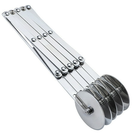 RuiKe 5 Wheel Pastry Cutter Stainless Steel Pizza Slicer Expandable Pie Crust Roller Baking Tool for Household Business New
RuiKe 5 Wheel Pastry Cutter Stainless Steel Pizza Slicer Expandable Pie Crust Roller Baking Tool for Household Business New