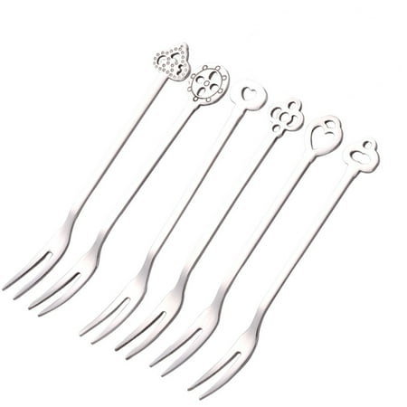 6Pcs/set Stainless Steel Fruit Forks Salad Snack Cake Dessert Tableware Variety Pattern Kitchen Supplies
6Pcs/set Stainless Steel Fruit Forks Salad Snack Cake Dessert Tableware Variety Pattern Kitchen Supplies