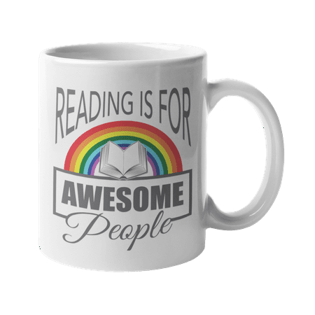 Reading Is For Awesome People. Cute Bookworm Coffee & Tea Mug For Readers Students Enthusiasts Writers Teachers Moms Dads Teens Women And Men (11oz)
Reading Is For Awesome People. Cute Bookworm Coffee & Tea Mug For Readers Students Enthusiasts Writers Teachers Moms Dads Teens Women And Men (11oz)