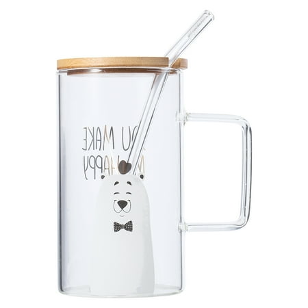 1Pc Cartoon Animal Printing Glass Coffee Mugs with Handle High-capacity Household with Wooden Lid And Glass Straw Transparent (P
1Pc Cartoon Animal Printing Glass Coffee Mugs with Handle High-capacity Household with Wooden Lid And Glass Straw Transparent (P
